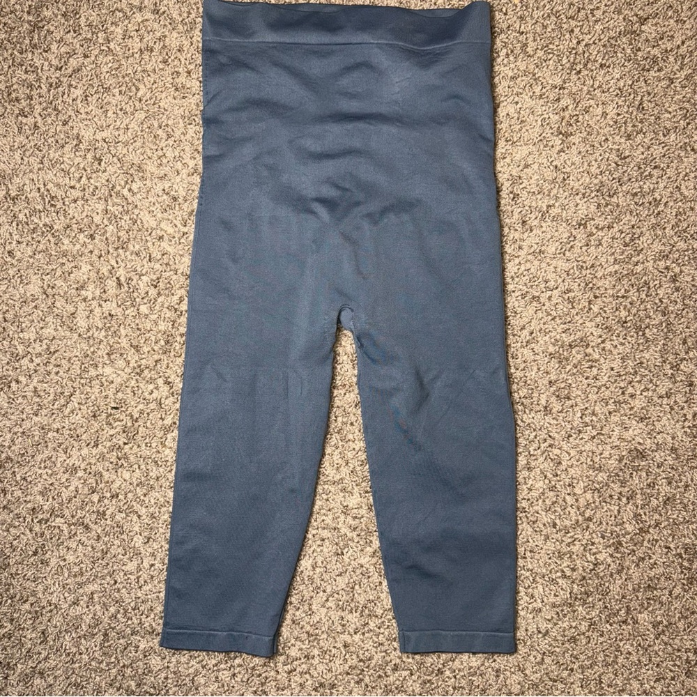 BLANQI‎ Women's Blue Leggings maternity - Picture 5 of 8